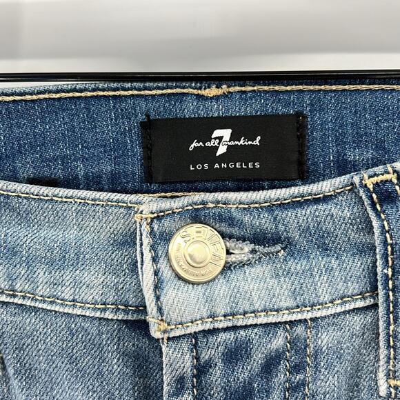7 for all mankind Women's Cropped Alexa Jeans - Light Wash - 25 - New with tags - Picture 4 of 9